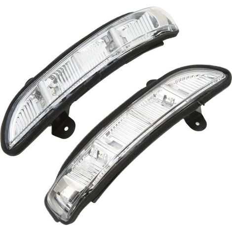 Par de intermitentes de espejo retrovisor de repuesto (2198200521) para luces de posición amarillas de las puertas para MERCEDES BENZ, (1/4)