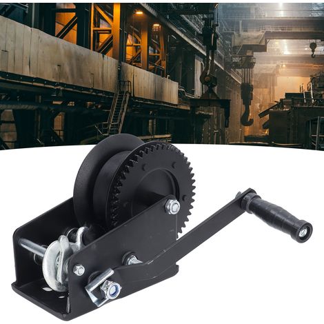 treuil de traction compact de 3200 lb, treuil à manivelle (1/5)