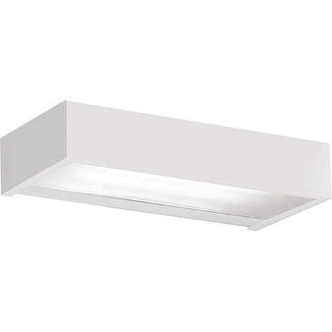 OPTIMA Applique da parete biemissione lineare in finitura Bianca, attacco R7s78, IP20, 100W, per illuminazione d'interni - Rossini Group (1/3)