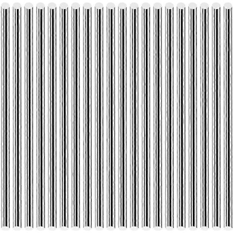 Tige en acier inoxydable 304, tige ronde en acier inoxydable, tige métallique pleine pour l'industrie, le travail des métaux, les loisirs créatifs et le bricolage. (1/5)