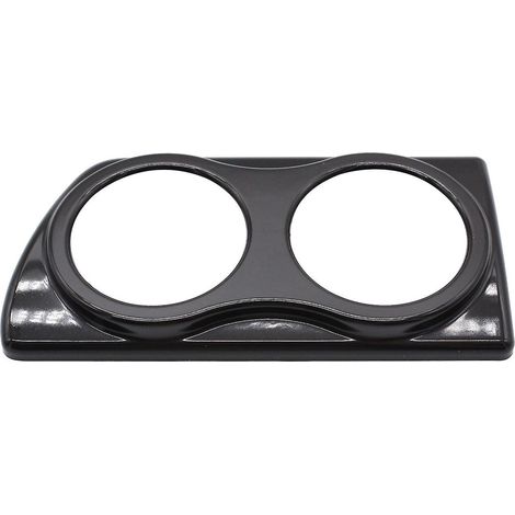 Lüftungsschlitz-Doppelinstrumentenhalterung, glänzend schwarzer ABS-Kunststoff, Ersatz für Vauxhall Astra H VXR MK5