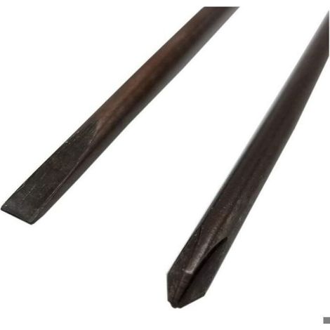 Tournevis magnétique-Unbrand-Cruciforme extra long 300 mm-Lame plate-Tête magnétique-Acier au chrome vanadium Travail pratique (1/4)