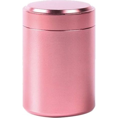 Boîte de rangement pour thé/café/sucre, en aluminium, 80 ml, 4,5 x 6,5 cm (1/5)