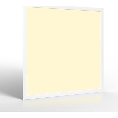 LED Panel Pro 62x62cm 40W Rahmen weiß - Lichtfarbe: Warmweiß 3000K (1/5)
