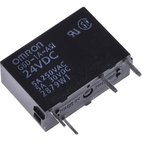 Omron  G6D-1A-ASI-DC24 Power relè 24 V/DC 5 A 1 NA 1 pz. Sacchetto (1/4)