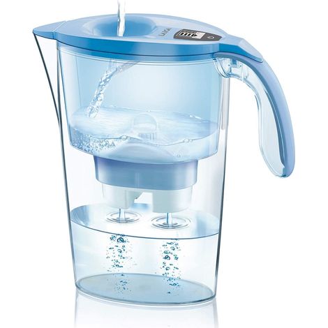 Brocca filtrante per acqua Laica Stream Line da 2,3 litri a doppio flusso (1/4)