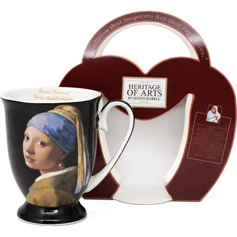 Vermeer-Porzellanbecher „Mädchen mit dem Perlenohrring“, 300 ml, Luxus (1/5)