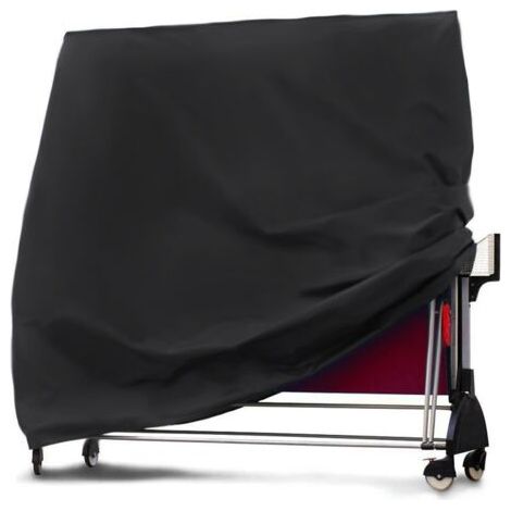 royaluxe-Housse imperméable pour table de ping pong 185 x 70 x 165 cm – Polyester 210D résistant aux intempéries – Corde de maintien réglable - PONG 165 X (1/5)
