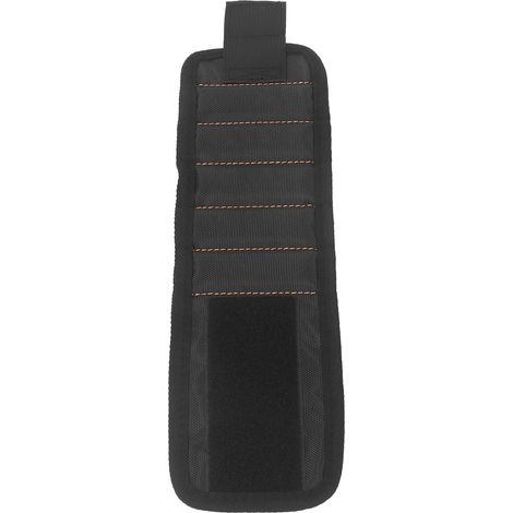 Bracelet magnétique porte-vis avec 15 aimants en toile Oxford, organisateur de vis portable pour bricolage, homme femme, noir (1/5)