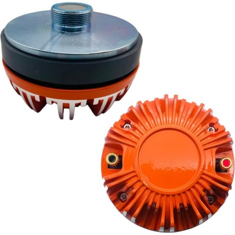Unité de tweeter à couverture arrière en aluminium, pilote de compression de 8 Ohm avec bobine vocale de 44, 4 mm, filetage de vis de 34 mm et conception de remplacement de tweeter à klaxon pour (1/5)