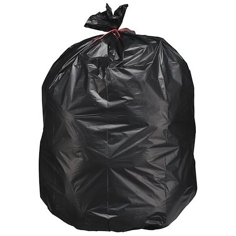 Sac poubelle 130 litres gris économique - Paquet de 200 - Maxiburo