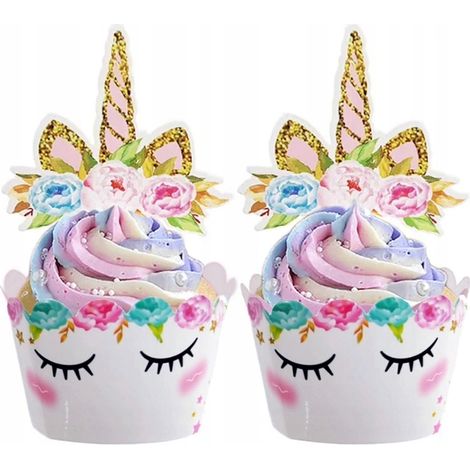 Moldes para magdalenas de unicornio, 6 unidades. (1/5)