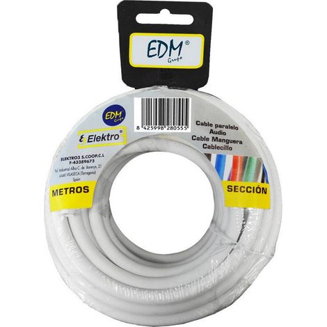 Avvolgitubo Tubolare 3x2,5mm Bianco 25m (1/2)