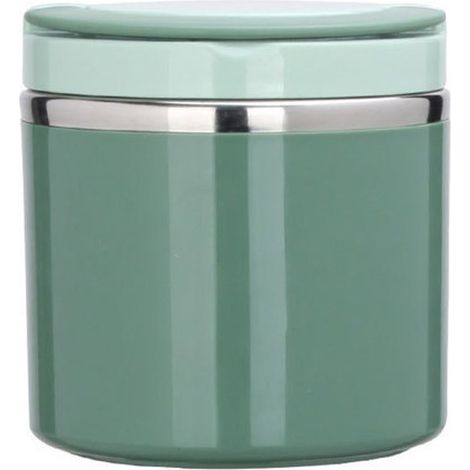 Isolierter Edelstahl-Speisebecher/Suppenbecher/Thermoskanne, 630 ml, auslaufsichere Lunchbox, geeignet für Schulausflüge/Picknicks (grün) (1/5)