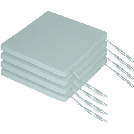 Cuscini quadrati per sedie con lacci - Set da 4