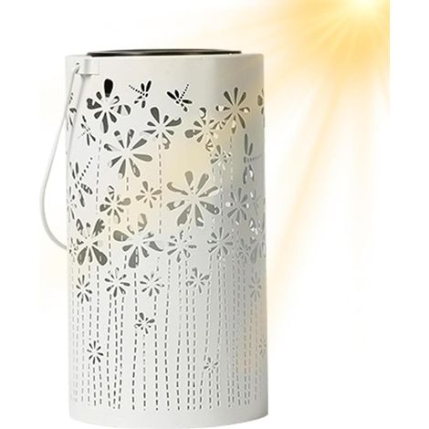 Lanternes Solaires Extérieures Lampes Fleurs en Métal Étanches  Lampes solaires pour s pour Jardin Extérieur Terrasse Paysage Pelouse Maison Entrée Cour Porche Piscine (1/5)