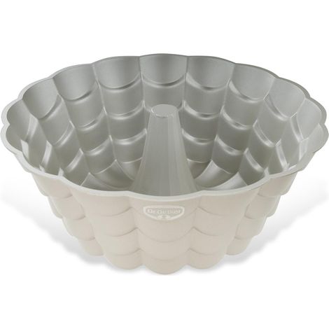 Dr. Oetker 2551 Stampo a Ciambella Floralin Alluminio pressofuso con Rivestimento Antiaderente Special, in Confezione Regalo. Ø24cm (1/4)