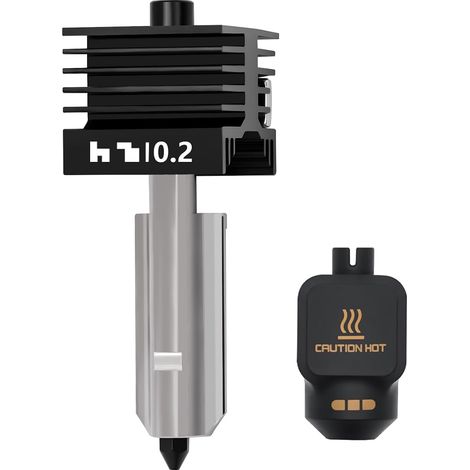 0,2-mm-Hotend-Kit – 1-teilig – Gehärteter Stahl – Hochpräzises Drucken bis 350 °C – Kompatibel mit Bambu Lab P2S A1 – Schwarz (1/5)