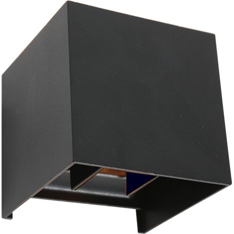 Steinhauer - aplique de pared - Muro - negro - metal - lámpara de