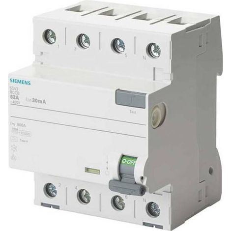 [NEUWERTIG] B-Ware Siemens 5SV34466 5SV3446-6 FI-Schutzschalter Fehlerstromschutzschalter A 4polig