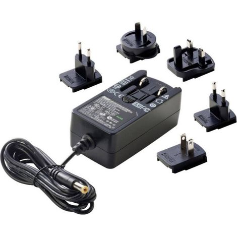 Dehner Elektronik SYS 1541-2424-W2E Alimentatore a spina tensione fissa 24 V/DC 1000 mA 24 W con adattatore UK, con ada