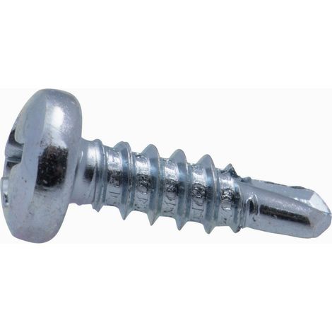 Vis autoperceuse zinguée tête fraisée PH 3,9x13 mm (lot de 24 vis)