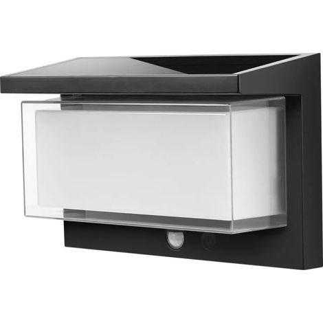 luce solare da parete con sensore di movimento eurogarden 2w