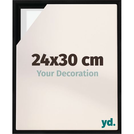 Your Decoration - Cadre flottant - Noir Mat - Cadre en caisse américaine pour toile sur chassis - MDF - Lyon (1/5)