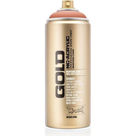 Bombe de peinture - Gold - Acrylique - Dirty apricot - G8080 - 400ml - Montana Cans