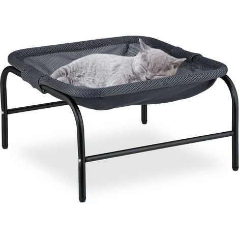 Cama hamaca para gatos con estructura de acero y superficie de malla