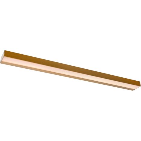 Applique murale Salle de bains - LED - 1x13W 3000K - IP44 - Or Mat/Laiton (1/5)