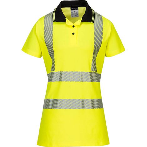 Polo Donna Pro Giallo/Nero 2XL