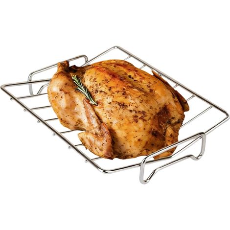 Bratrost verstellbarer klappbarer Fleischhalter Grill aus