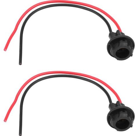2 pièces T10 W5W 168 194 prise de voiture en ampoule rallonge connecteur de support de douille en caoutchouc souple (1/5)