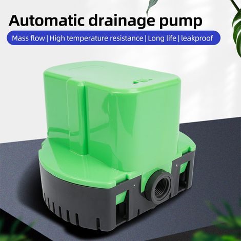 Pompa sommergibile per copertura piscina, 3500 l/h, 110 W con cavo da 7,6 m e accessori (verde/nero, ABS, 160x150x140 mm) (1/4)