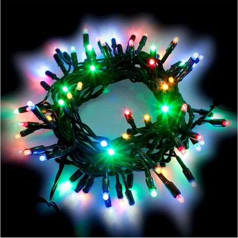 Catena Luminosa 120 Maxi Led Multicolor Prolungabile LOTTI