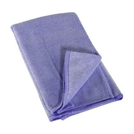 Chiffon en micro fibres bleu C34537