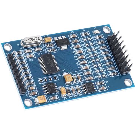 Module de conversion analogique-numérique ADS1256 24 bits 8 voies pour instruments de mesure (1/5)