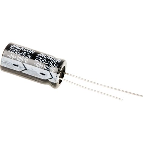 Condensateur RS PRO 2200µF, 6.3V c.c. (1/2)