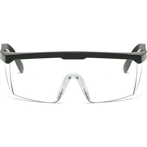 Lunettes de sécurité de protection transparentes anti-salive pour la protection des yeux contre les produits chimiques et la sécurité au travail. (1/5)