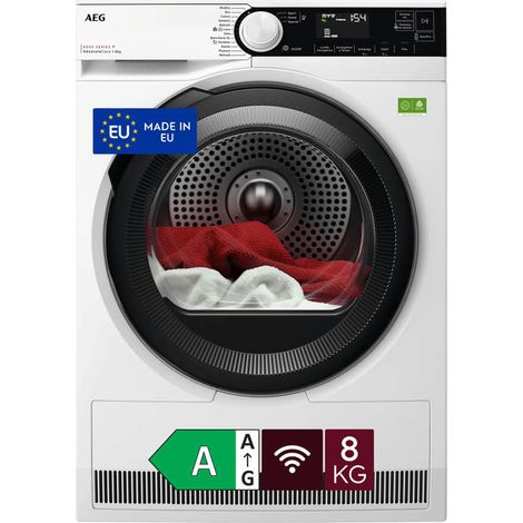 AEG TR8BGH38YA asciugatrice Libera installazione Caricamento frontale 8 kg Bianco