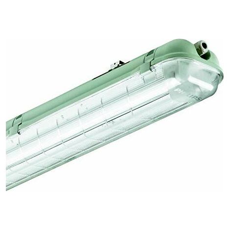 Philips – Réglette pour tube led 894253 – 2 tubes néons TL-D58W HF FR 58W – Longueur 1500 cm – Électronique haute fréquence