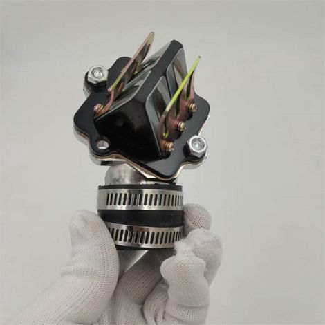Connecteur d'admission modifié pour moto - Pour JOG50 - Soupape à palette - Pièce pour moto (1/5)