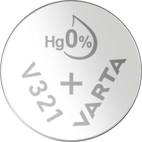 Varta Cons.Varta Uhren-Batterie 1,55V/14mAh/Silber V 321 Stk.1