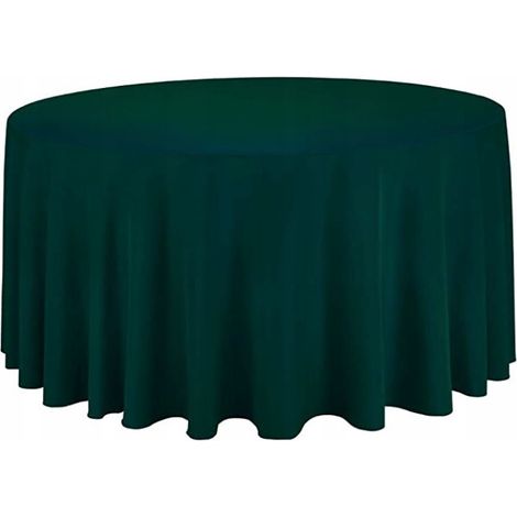 GRÜNE Tischdecke RUND 320cm Hochzeitsbankett