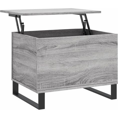 Table basse Sonoma gris 60x44,5x45 Bois d'ingénierie (1/5)