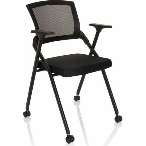 [GEBRAUCHT] B-Ware hjh OFFICE Besucherstuhl Klappstuhl PRIORITY II Stoff Bürostuhl Netzstoff Stuhl (1/2)