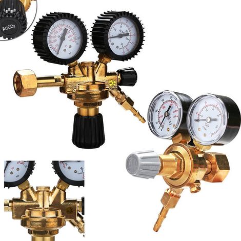 Randaco Gas inerte argón/CO₂ – regulador y reductor de presión para equipos de soldadura MIG/MAG 315 bar