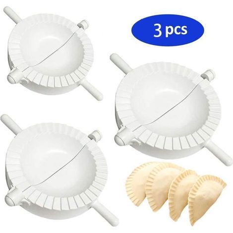 Set de 3 moules à ravioli en acier inoxydable et plastique PP, compatibles lave-vaisselle, pour raviolis maison parfaits (1/4)