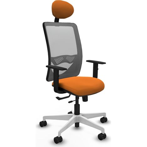 Sedia da ufficio piqueras y crespo Zulema grigio similpelle comfort ottimale (1/2)